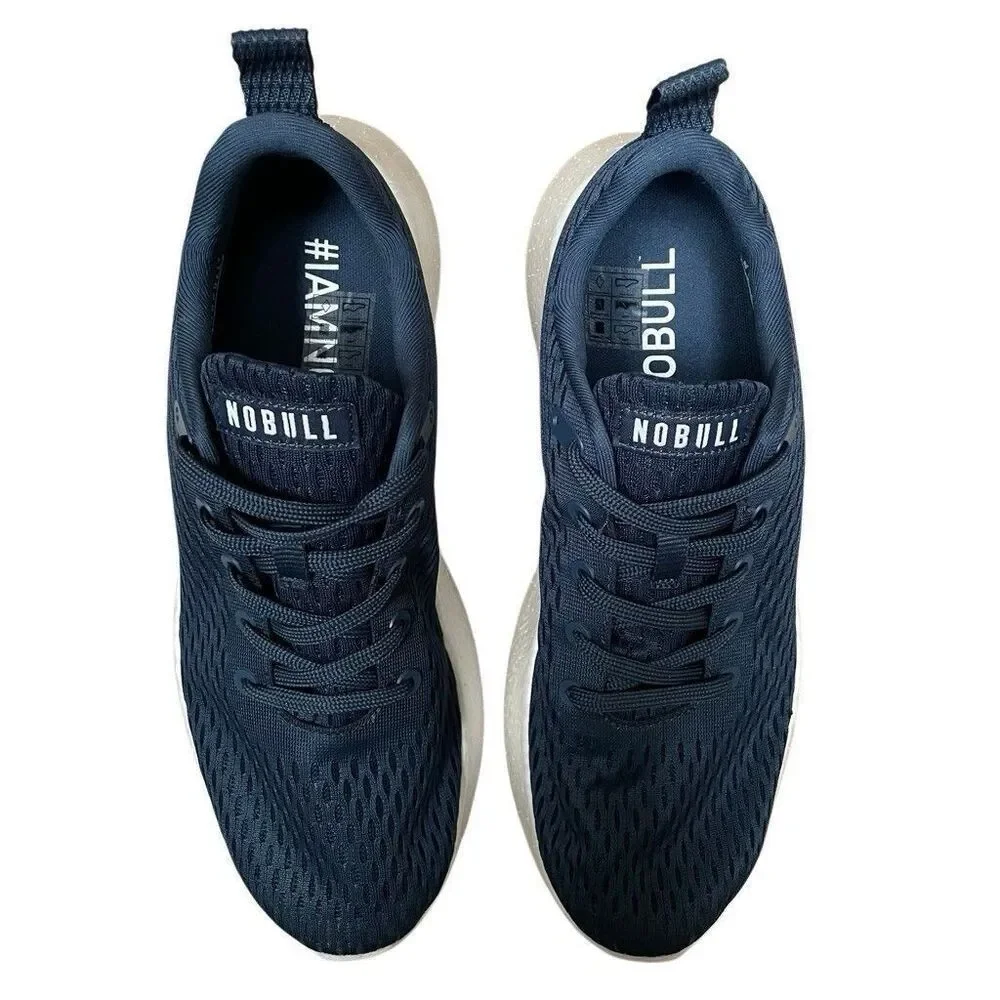 NOBULL Journey Men’s 9.5 Navy Blue Running‎ Gym Cross Foam Sneakers Shoes W11